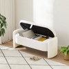 GDFStudio Leif Boucle 47.24" Storage Bench with Ring-pull - 3 of 4