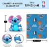 NBA Spin Stitch Hugger Pillow & Silk Touch Throw Blanket Set 40x50 Inches - 4 of 4