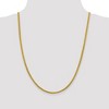 Black Bow Jewelry 3.5mm 14k Yellow Gold Hollow Wheat Chain Necklace - 3 of 4