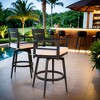 Christopher Knight Home Alston Outdoor Swivel Aluminum 29.5" Barstool with Removable Sunbrella Cushion(Set of 2) - 2 of 4