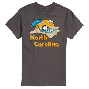 Men's - Peanuts - North Carolina Lucy Short Sleeve Graphic T-Shirt - 1 of 4