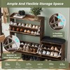 Entryway Shoe Storage Cabinet with Bench, Hidden Shoes Rack - 3 of 4