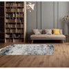 8'x10' Washable Area Rug, Modern Abstract Carpet, Foldable Low Pile Accent, Non Slip Backing - 3 of 4
