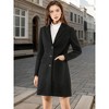 INSPIRE CHIC Women's Notched Lapel Single Breasted Outwear Fall coat - 2 of 4