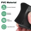 Unique Bargains Rectangle PVC Durable Anti-Slip Furniture Leg Caps - 2 of 4