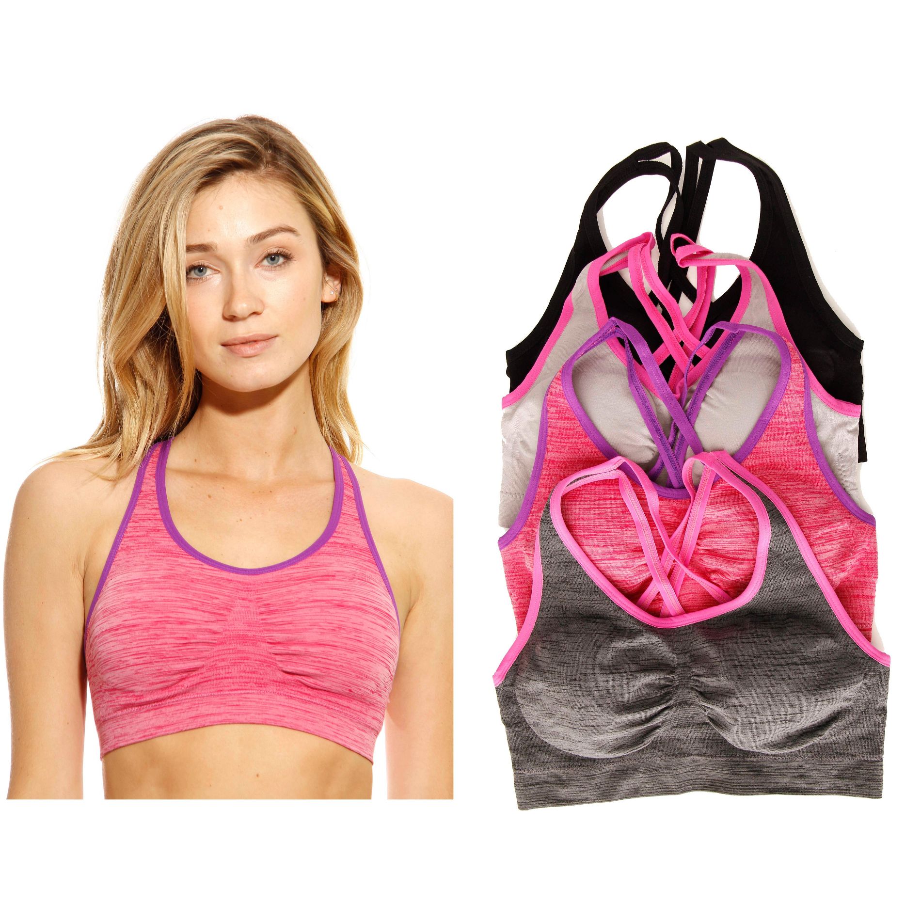 Just Intimates Sports Bra / Bras (Pack of 4)