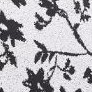 flower,white+black