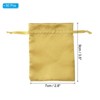 Unique Bargains Mini Smooth Wedding Christmas Satin Bags with Drawstring 50 Pcs - 2 of 4