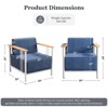 Gymojoy Outdoor Patio Chair Garden Chairs with 10 Inch Cushion - 2 of 4