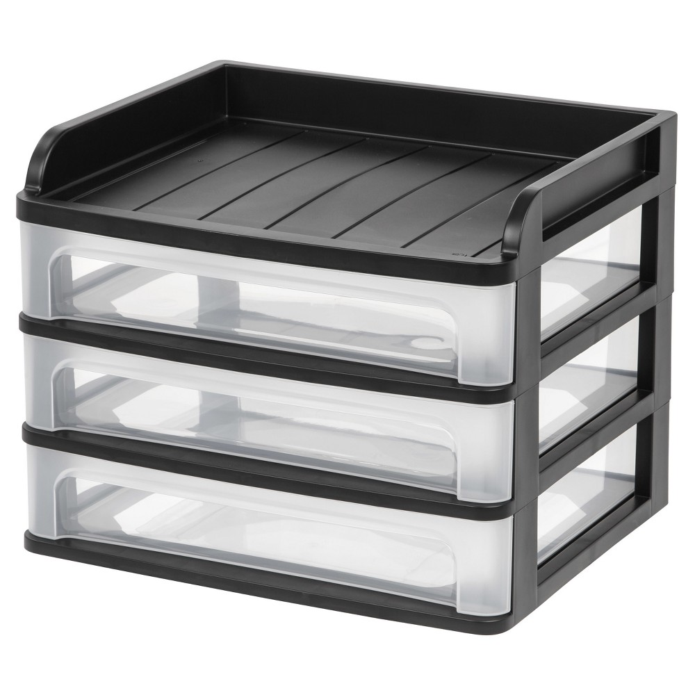 Iris Medium Desktop Drawer Organizer Black