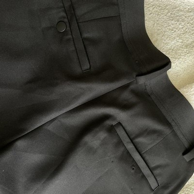 Haggar H26 Men's Slim Fit Skinny Suit Pants - Black 29x30 : Target