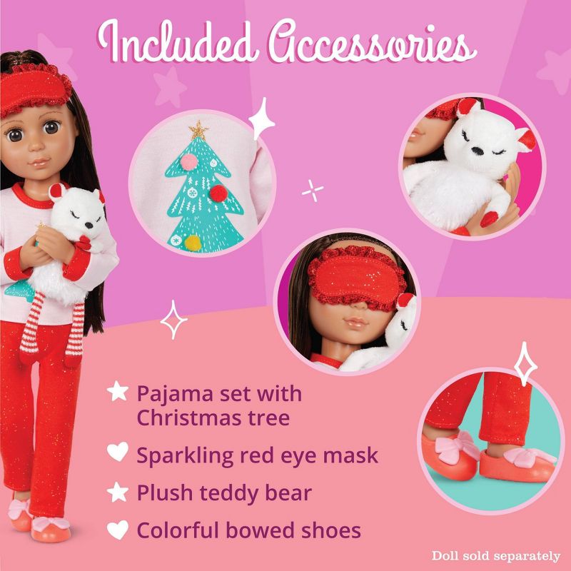 Glitter Girls Fa La La La La PaJaMa Holiday Outfit for 14&#34; Dolls, 6 of 9