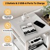9 Drawer Dresser with Charging Station, Modern Chest of Drawers, Metal Frame Fabric Dresser TV Stand Storage Organizer for Bedroom - 4 of 4