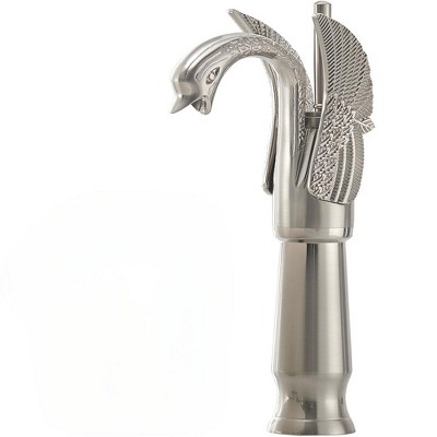 BWE Swan Single Hole Single Handle Bathroom Vessel Sink Faucet With Pop Up Drain