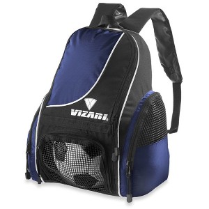 Vizari Solano Soccer Backpack With Ball Compartment and Vented Ball Pocket and Mesh Side Cargo Pockets for Adults and Teens - 1 of 4