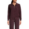 Lands' End Women's Long Sleeve Sport Cord Quarter Zip Pullover - 3 of 3