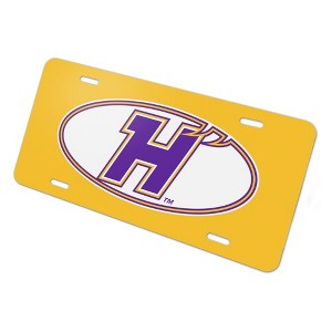 Hunter College Secondary Logo Novelty Metal Vanity Tag License Plate - 1 of 4