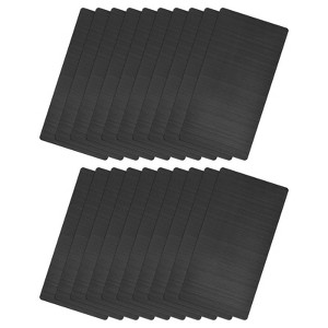 Unique Bargains Stainless Steel DIY Laser Printing Office Engraving Blank Cards - 1 of 4
