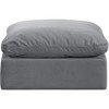 Meridian Furniture,Indulge Velvet Ottoman - 3 of 4