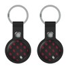 NCAA SEC Universities Fashion Pattern Black Airtag Holder 2-Pack - 2 of 4