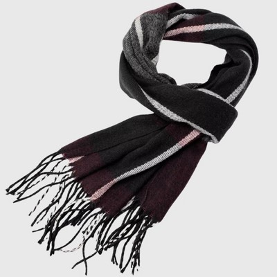 Alpine Swiss Mens Plaid Scarf Softer Than Cashmere Scarves Winter Shawl