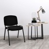 Tangkula Set of 10 Stackable Mid Back Conference Guest Reception Chair Office Home - 2 of 4