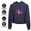 Gonzaga University Large Cropped Hoodie Pullover Sweatshirt - 2 of 4