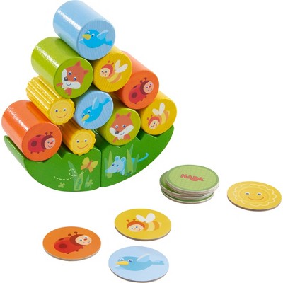 HABA Fox Wooden Stacking Memory Matching and Dexterity Game (Made in Germany)