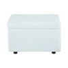 MAYEERTY Corduroy Storage Ottoman, Soft Cushioned, Living Room - 4 of 4