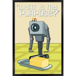 Trends International Rick And Morty - Butter Bot Framed Wall Poster Prints - 1 of 4