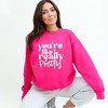 Simply Sage Market Women's Graphic Sweatshirt You're Like Really Pretty Hearts - 2 of 3