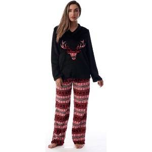 Just Love Plush Pajama Sets for Women / Winter Fleece Christmas Pajamas - 1 of 2