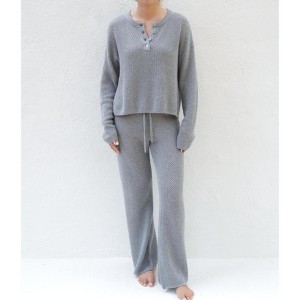 Women's Merino Blend Vespera Jogger in Grey Goose by Tomorrow Studio - 1 of 4