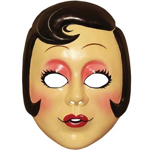 Womens' The Strangers Movie Pin Up Girl Costume Mask - 14 in. - Beige - 1 of 1