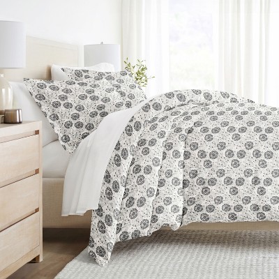 Paisley, Damask & Soft Farmhouse Prints 3PC Duvet Cover & Shams Set, Ultra Soft, Easy Care - Becky Cameron