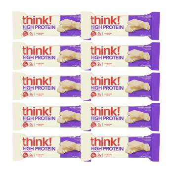 Think! White Chocolate High Protein Bar - Case of 10/2.1 oz