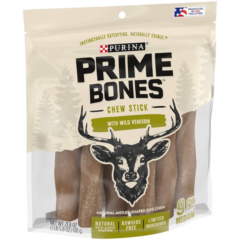 Prime Bones Antler Venison Chewy Dog Treat - M, 5 of 11