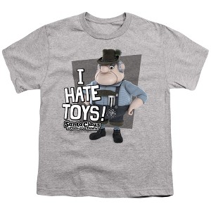 Boys' Santa Claus Is Comin To Town Hate Toys T-Shirt - 1 of 4