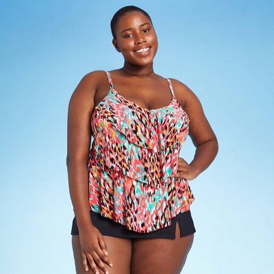 plus size swimming top