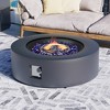 UPHA 11 lb Round Reflective Fire Pit Glass - 3 of 4