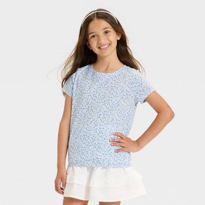 Girls' Short Sleeve Classic Fit T-Shirt - Cat & Jack™