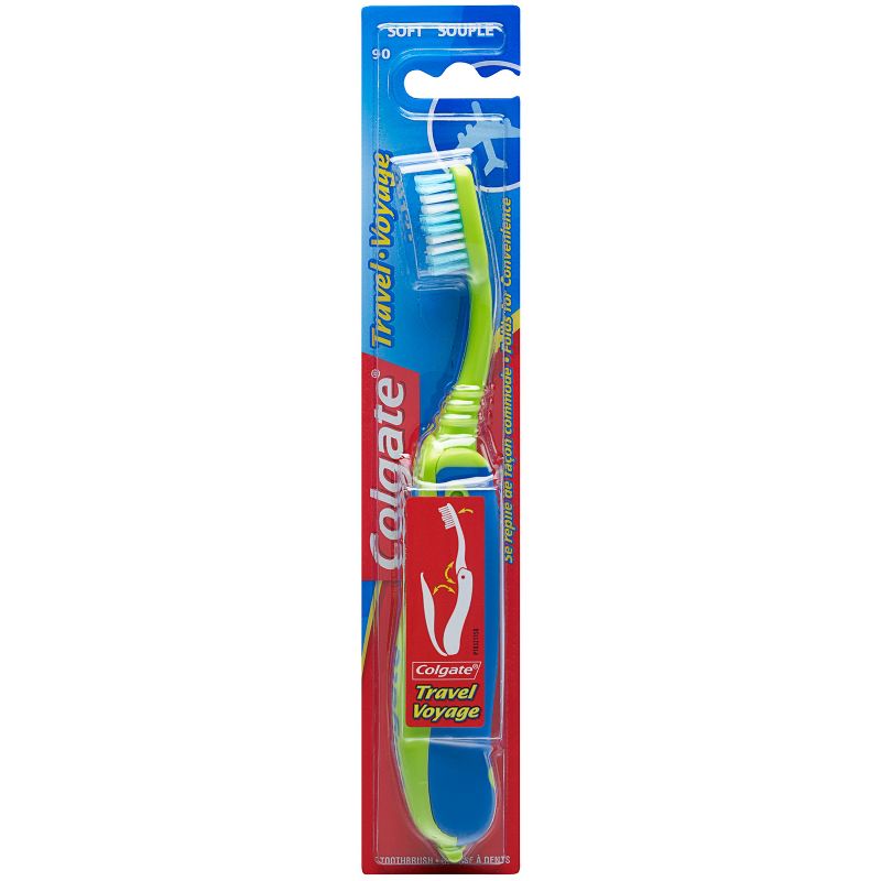 Colgate Travel Toothbrush in Foldable Compact Size with Cover - Soft - Trial Size, 1 of 6