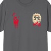 Friday The 13th Bloody Hand & Mask Adult Castlerock Crew Neck Short Sleeve T-shirt - 2 of 4