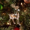 Acrylic Deer with Glittered Antlers Christmas Tree Ornament - Wondershop™ - 2 of 3
