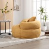 PAGED Modern Bean Bag Chair Giant Accent Chair with 3 Pillows, Single Sofa Sleeper Chair for Lounging, Reading, Gaming - 2 of 4