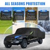 Unique Bargains Truck Car Cover for Jeep Gladiator JT 2020 2021 2022 Outdoor Waterproof Sun Rain Dust Wind Snow Protection Black Blue 1 Pc - 2 of 4