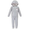 Hudson Baby Fleece Jumpsuits, Coveralls, and Playsuits 2pk, Navy Snowman - 2 of 3