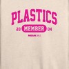 Women's - Mean Girls - Plastics Member Lightweight French Terry Wide Neck Long Sleeve Shirt - 2 of 4
