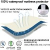 Biloban- Mattress Protector Waterproof, Mattress Cover,  Terry Mattress Protector, Twin Size, Fitted Twin Size Mattress Protector, 100% Water Proof - 4 of 4