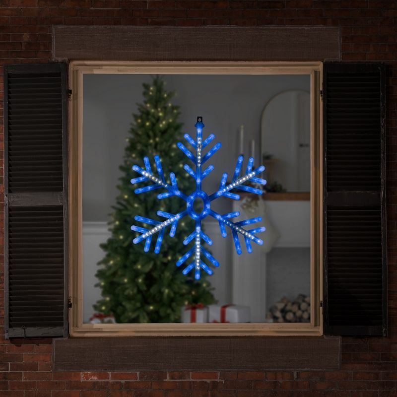 Northlight 24.5" LED Lighted Snowflake Silhouette Christmas Decoration, 2 of 6